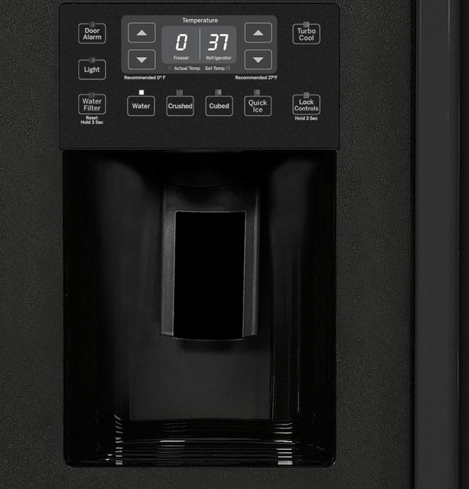 GE Profile™ Series 23.3 Cu. Ft. Counter-Depth Side-by-Side Refrigerator