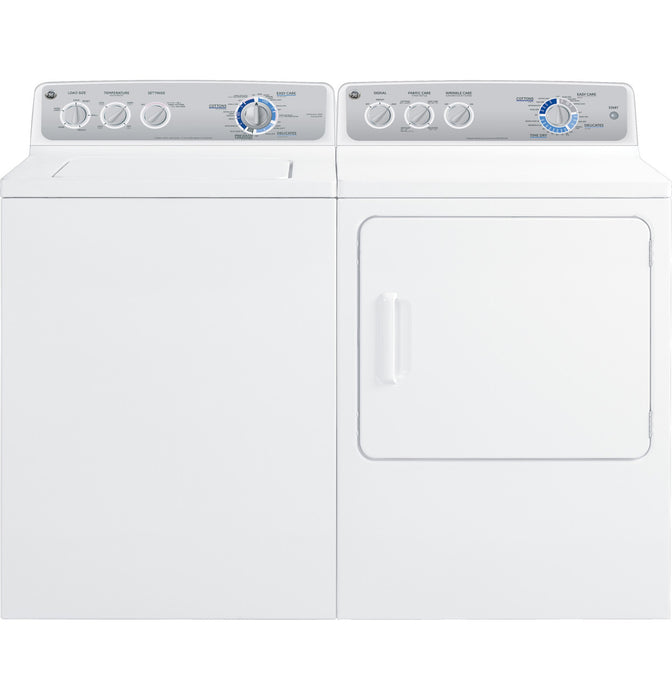 GE® 7.0 cu. ft. capacity DuraDrum™ electric dryer with Sensor Dry™