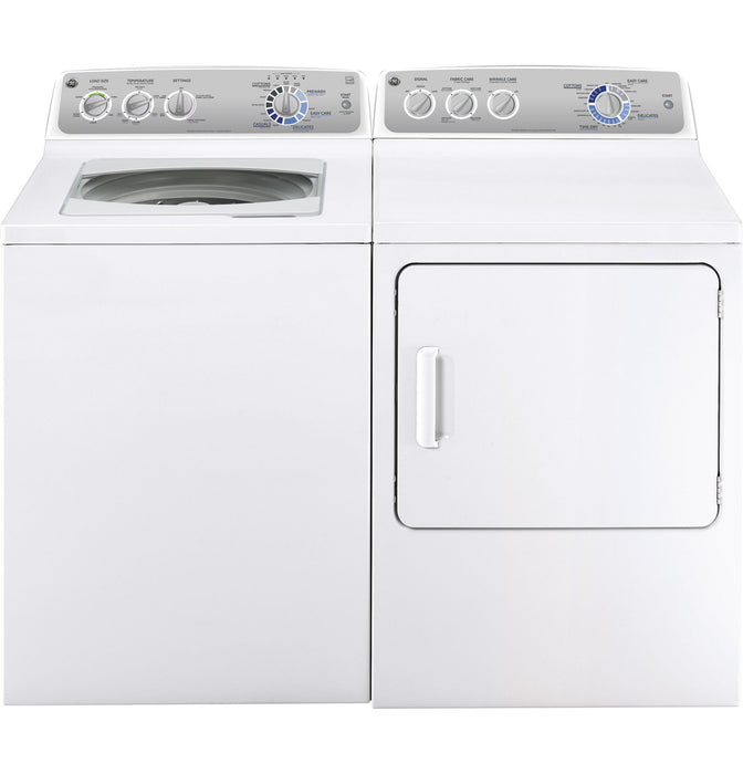 GE® 7.0 cu. ft. capacity DuraDrum™ electric dryer with Sensor Dry™