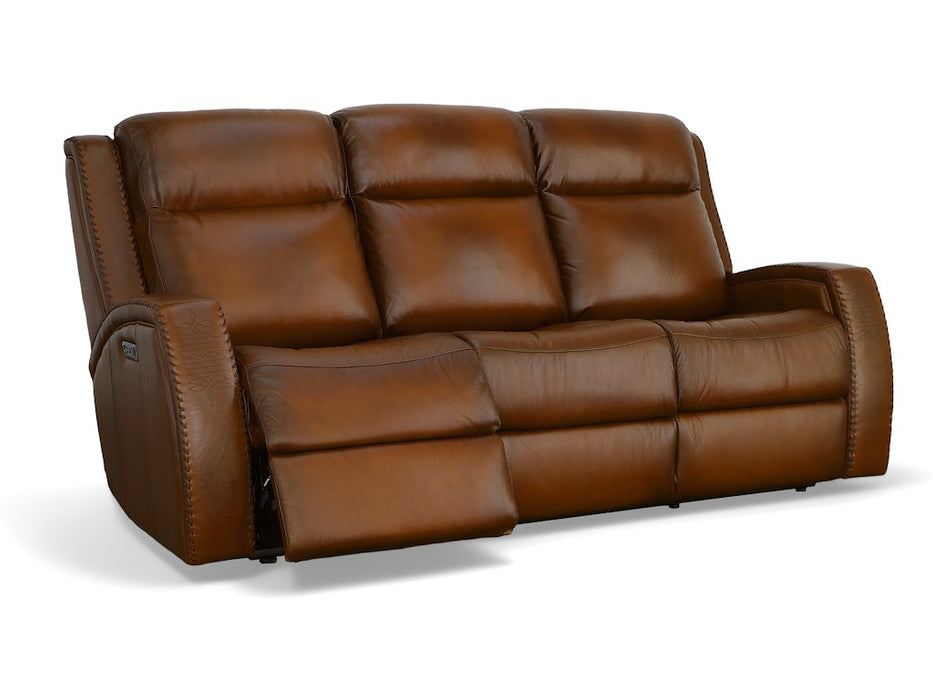 Mustang Power Reclining Sofa with Power Headrests