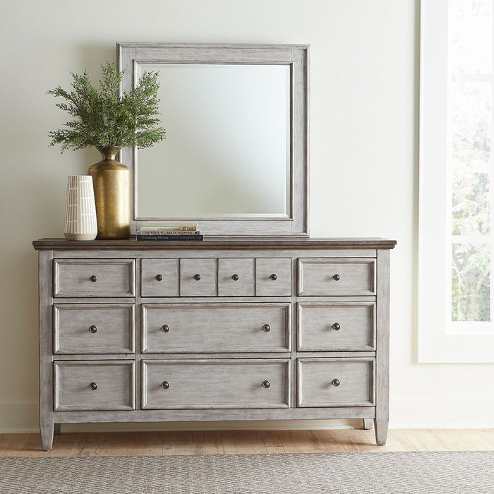 Heartland - Opt Queen Panel Bed, Dresser & Mirror