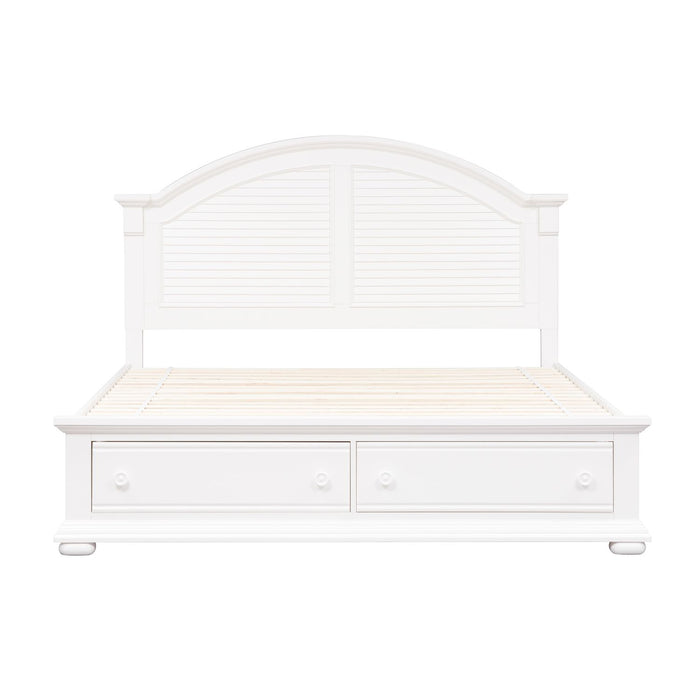 Summer House I - Queen Storage Bed, Dresser & Mirror, Night Stand