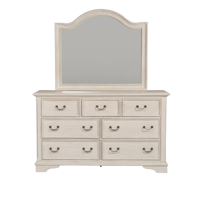 Bayside - King California Panel Bed, Dresser & Mirror, Chest