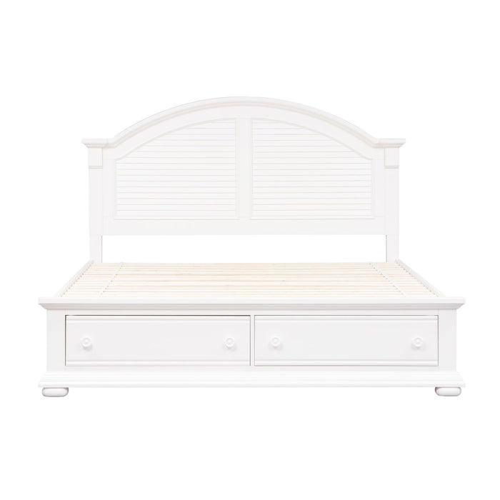 Summer House I - Queen Storage Bed, Dresser & Mirror