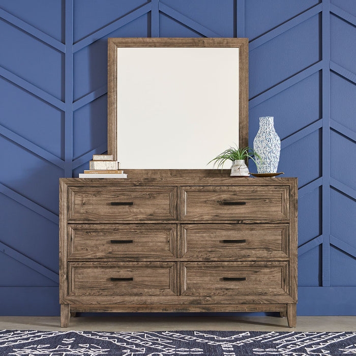 Ridgecrest - King California Panel Bed, Dresser & Mirror, Chest