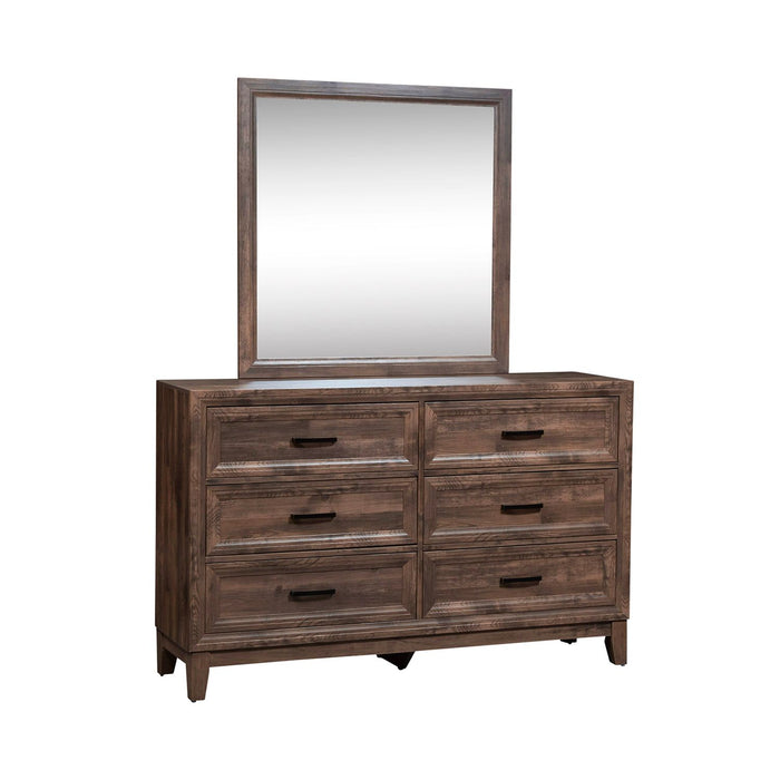 Ridgecrest - King Panel Bed, Dresser & Mirror, Night Stand