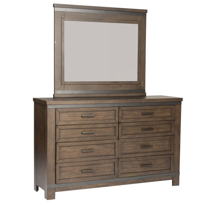 Thornwood Hills - Queen Panel Bed, Dresser & Mirror