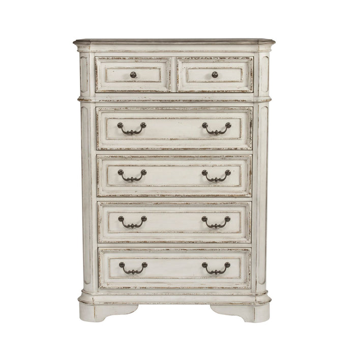 Magnolia Manor - Queen Uph Bed, Dresser & Mirror, Chest