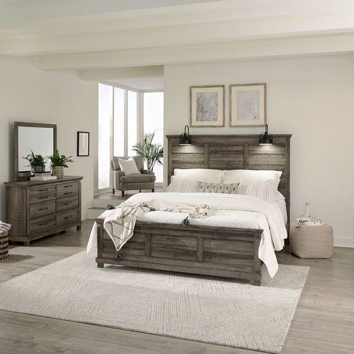 Lakeside Haven - Queen Panel Bed, Dresser & Mirror