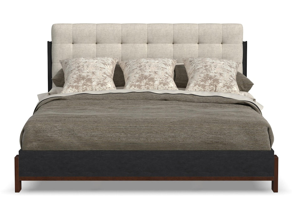 Waterfall King Upholstered Bed