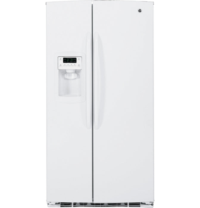 GE® ENERGY STAR® 25.4 Cu. Ft. Capacity Side-By-Side Refrigerator with Dispenser