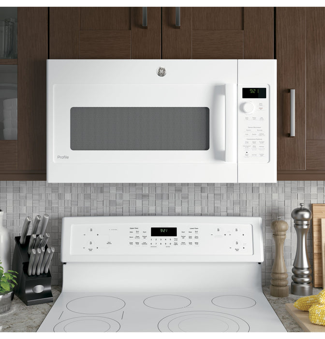 GE Profile™ Series 2.1 Cu. Ft. Over-the-Range Sensor Microwave Oven