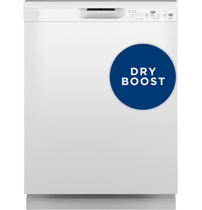 GE® ENERGY STAR® Front Control with Plastic Interior Dishwasher with Sanitize Cycle & Dry Boost