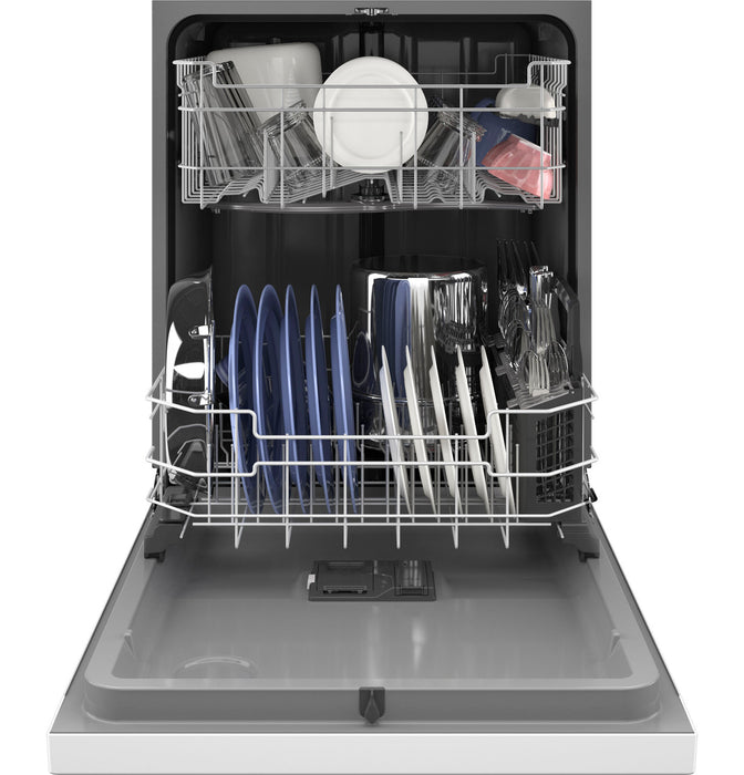 GE® ENERGY STAR® Front Control with Plastic Interior Dishwasher with Sanitize Cycle & Dry Boost