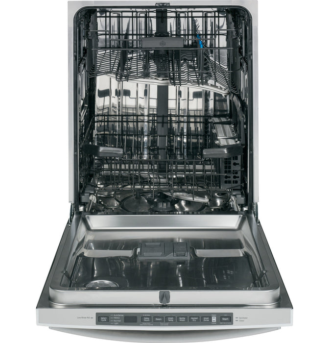 GE® Stainless Steel Interior Dishwasher with Hidden Controls