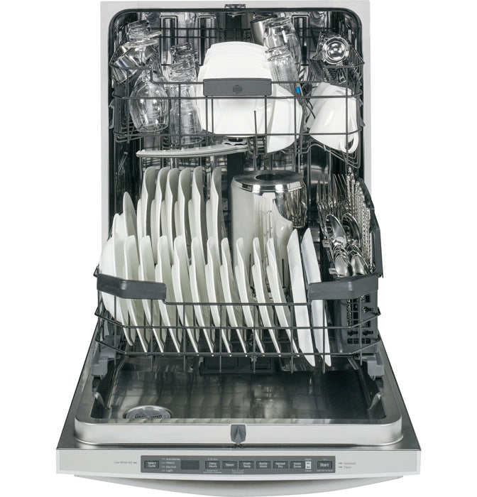 GE® Stainless Steel Interior Dishwasher with Hidden Controls