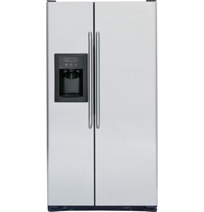 GE® ENERGY STAR® 25.4 Cu. Ft. Stainless Side-By-Side Refrigerator with Dispenser