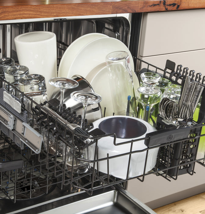 GE Profile™ Series Stainless Steel Interior Dishwasher with Hidden Controls