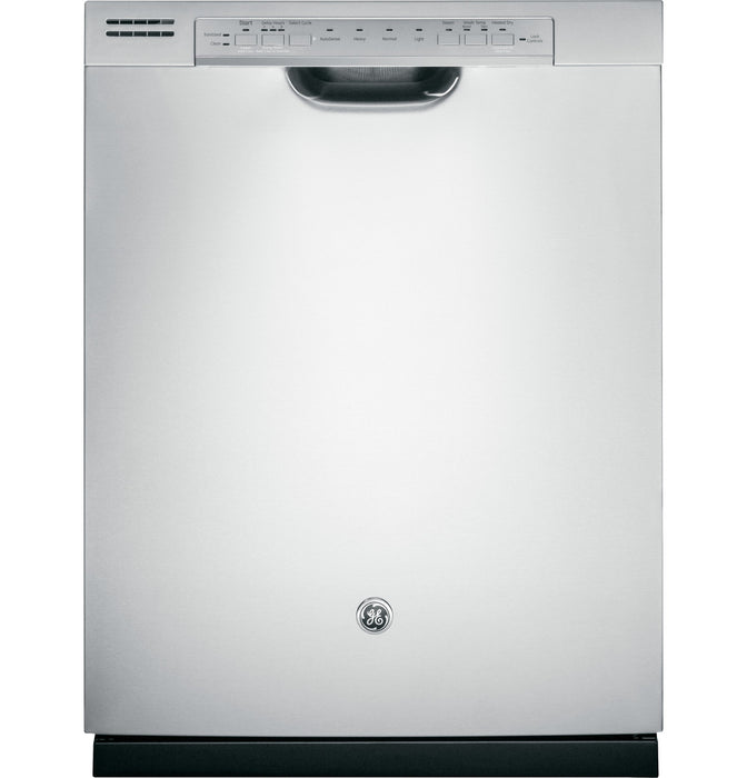 GE® Stainless Steel Interior Dishwasher with Front Controls