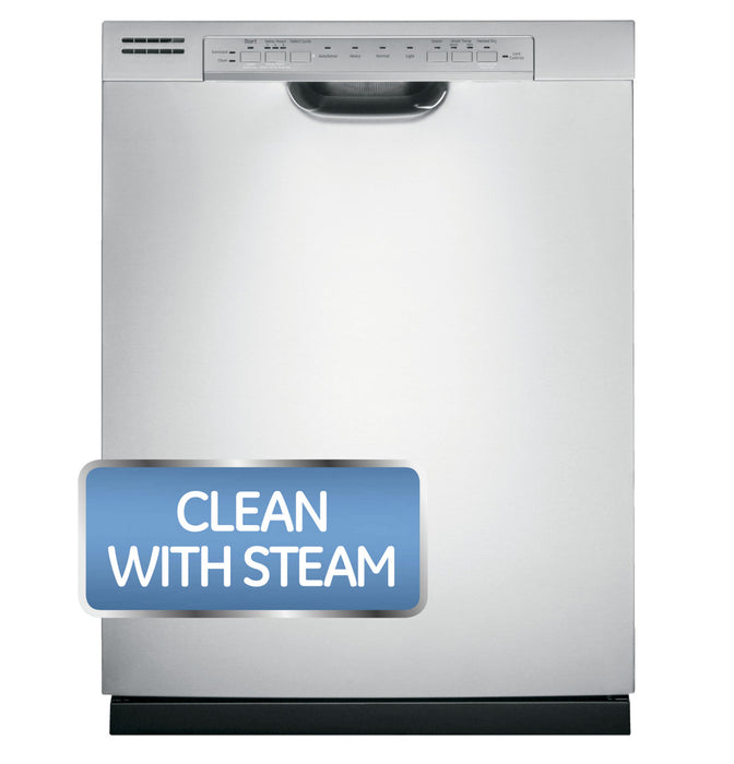 GE® Stainless Steel Interior Dishwasher with Front Controls