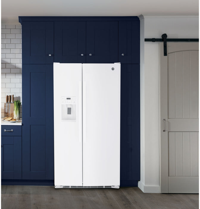 GE® 25.3 Cu. Ft. Side-By-Side Refrigerator