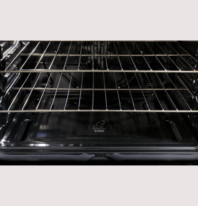 GE Profile™ 30" Smart Free-Standing Electric Convection Fingerprint Resistant Range with No Preheat Air Fry