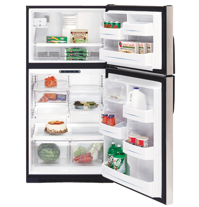 GE® 21.7 Cu. Ft. Stainless Top Freezer Refrigerator