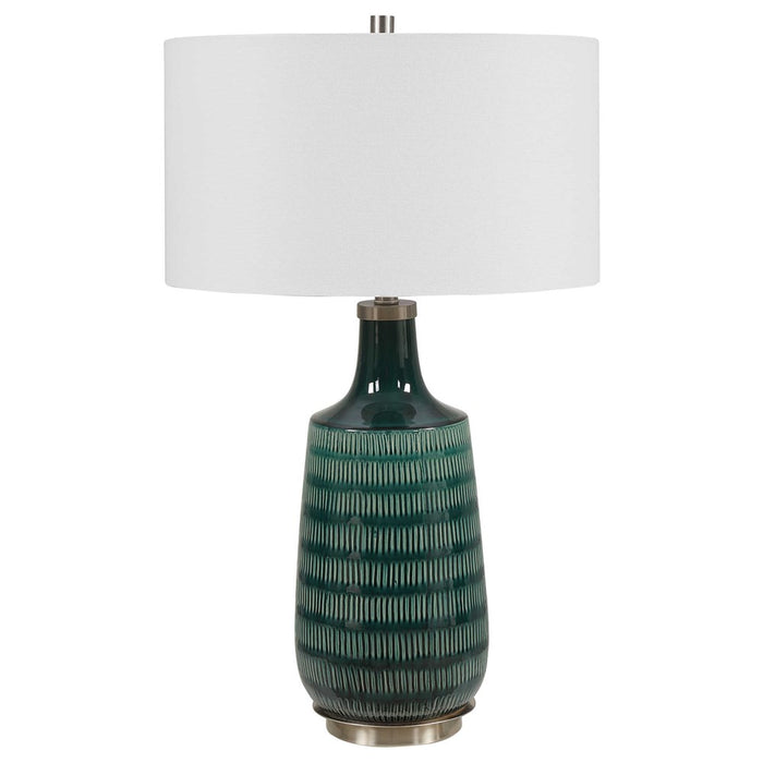 SCOUTS TABLE LAMP, TEAL