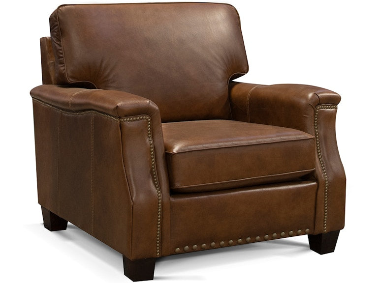 5304LNR Salem Leather Chair with Nails