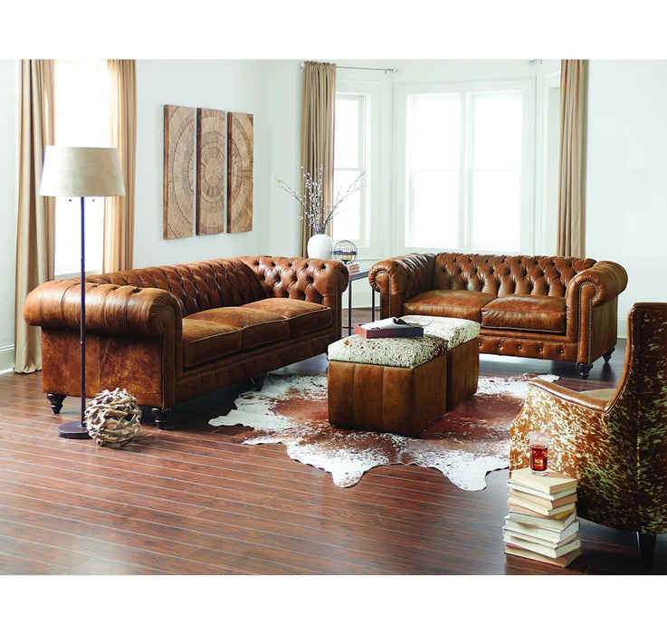 2R06LR Rondell Leather Loveseat