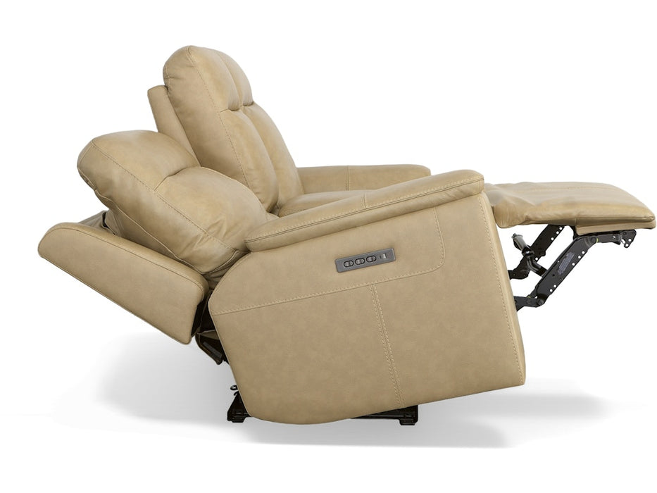 Odell Power Reclining Loveseat with Console and Power Headrests and Lumbar