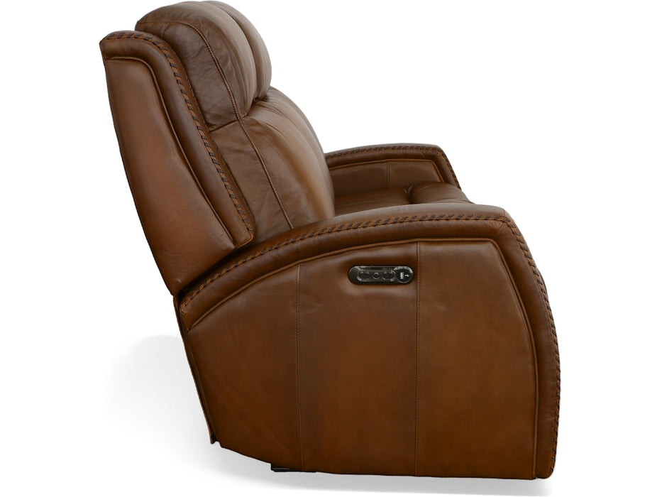 Mustang Power Reclining Sofa with Power Headrests