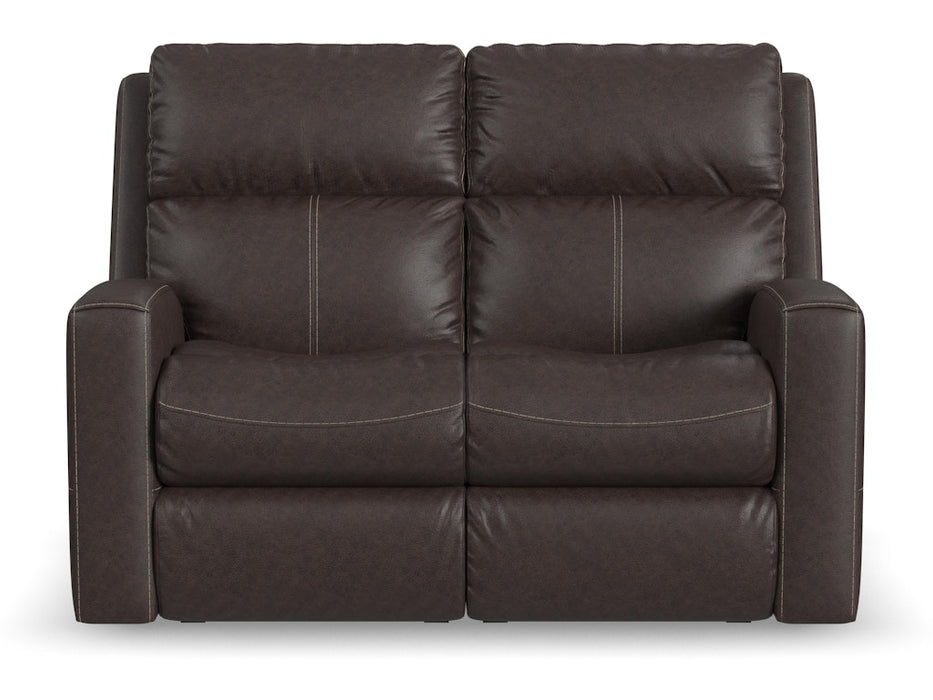 Score Power Reclining Loveseat with Power Headrests and Lumbar