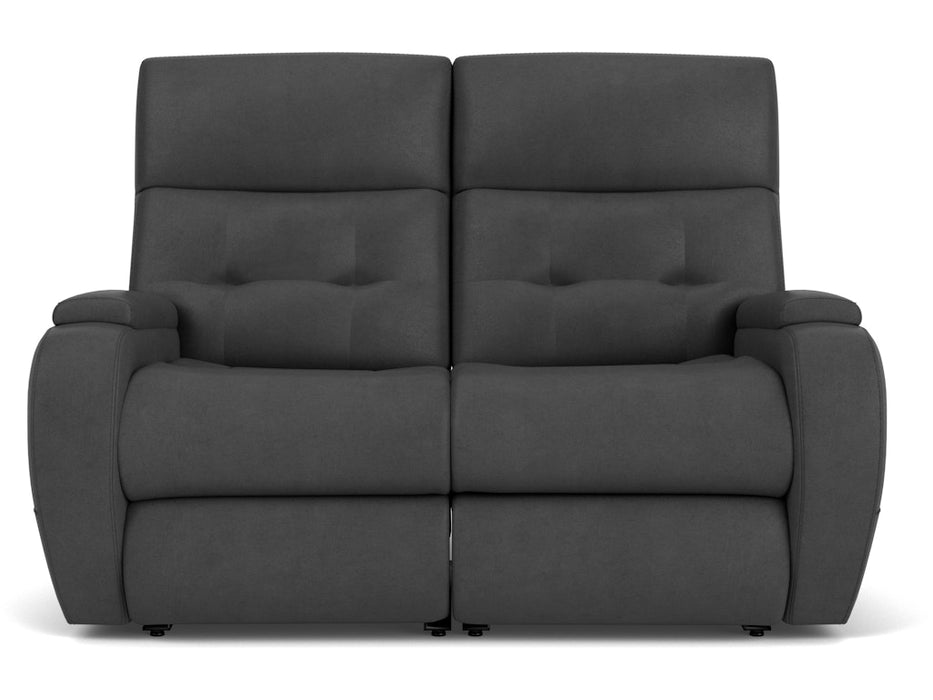 Strait Power Reclining Loveseat with Power Headrests