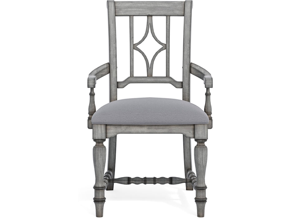 Plymouth Upholstered Arm Dining Chair