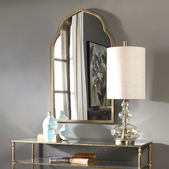 KENITRA ARCH MIRROR, GOLD