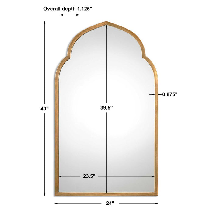 KENITRA ARCH MIRROR, GOLD