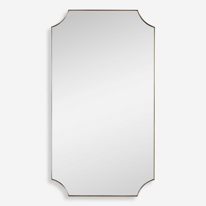 LENNOX MIRROR, BRASS