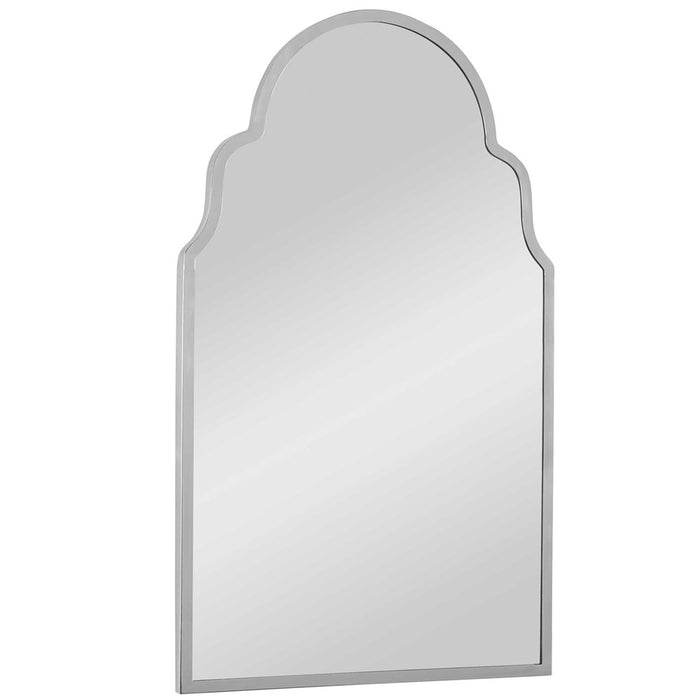 BRAYDEN ARCH MIRROR, NICKEL