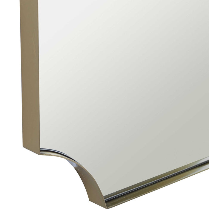 LENNOX MIRROR, BRASS