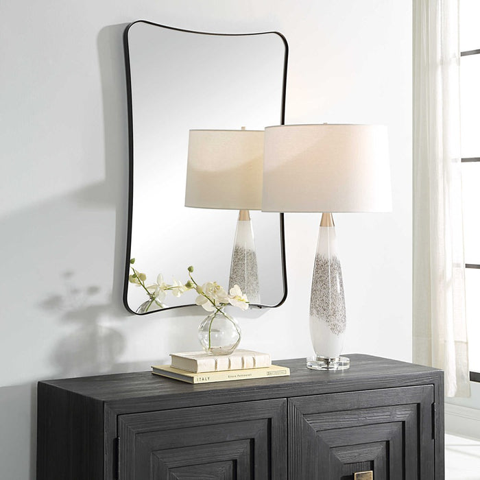 LOUDON VANITY MIRROR, BLACK