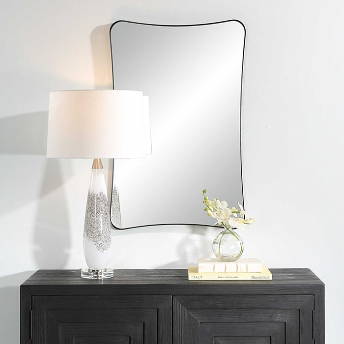 LOUDON VANITY MIRROR, BLACK