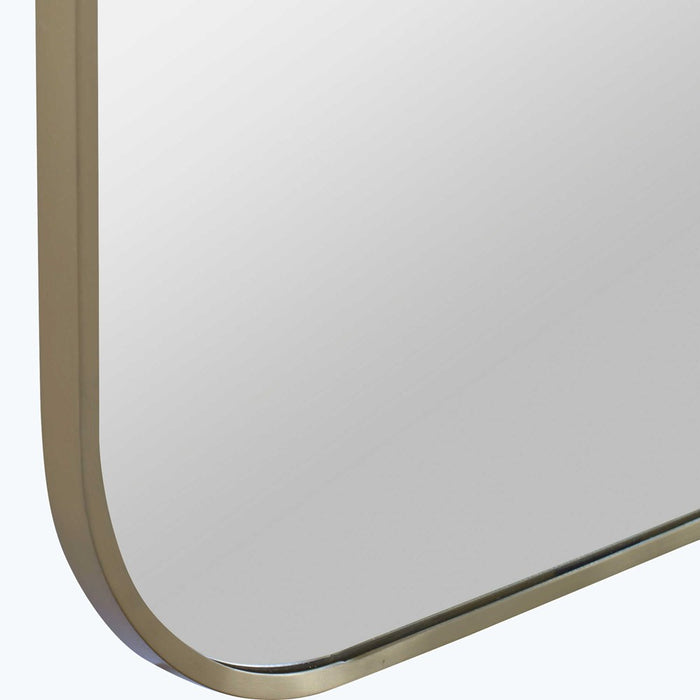 TAFT MIRROR, BRASS