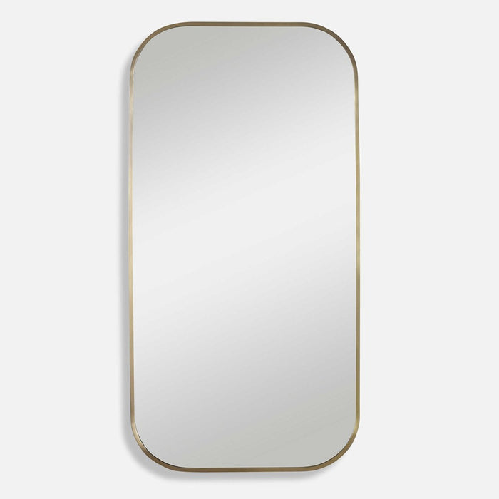 TAFT MIRROR, BRASS