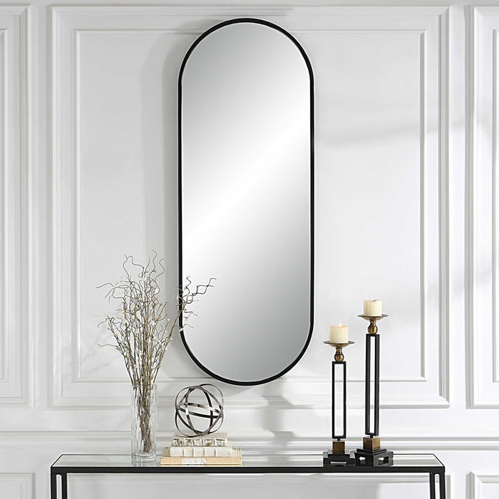 VARINA TALL MIRROR, BLACK