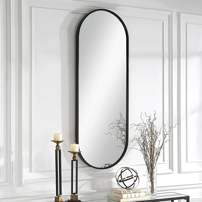 VARINA TALL MIRROR, BLACK