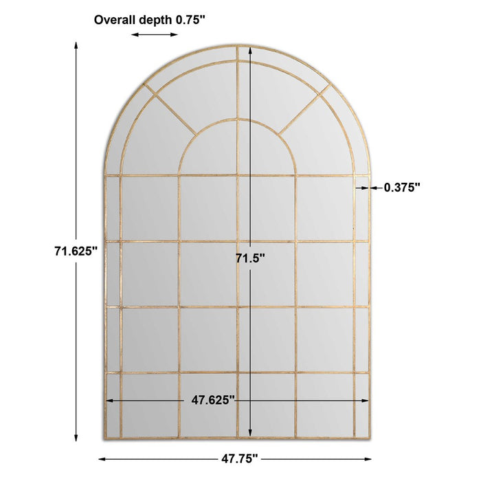 GRANTOLA ARCH MIRROR, GOLD