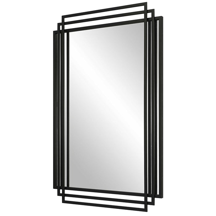 AMHERST MIRROR, BLACK