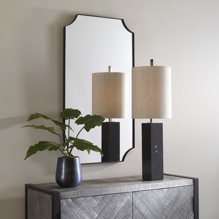 LENNOX MIRROR, BLACK