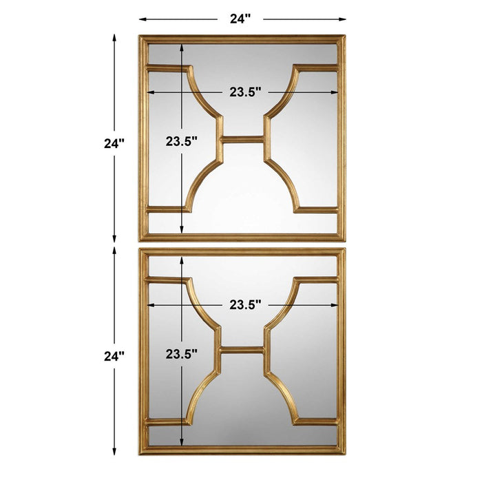 MISA SQUARE MIRRORS, S/2